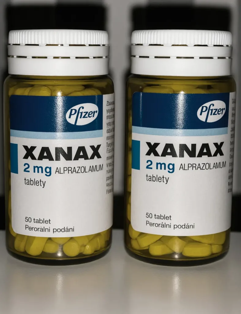 Фото двох флаконів ксанакс